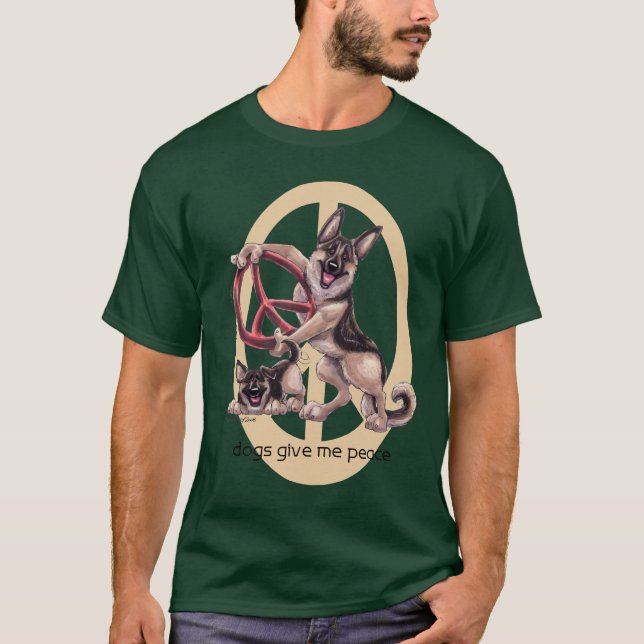 Camiseta del pastor alemán (Anverso)