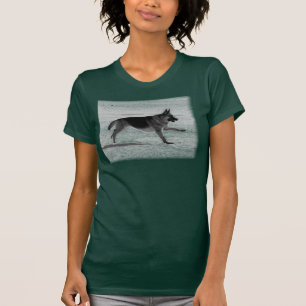 Camiseta del pastor alemán