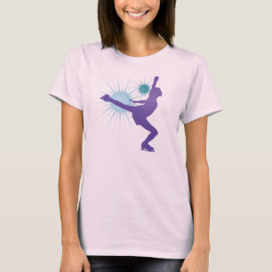 Camiseta del patinaje de hielo
