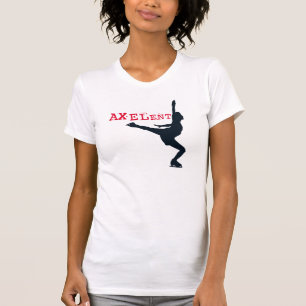 Camiseta del patinaje de hielo de Axelent