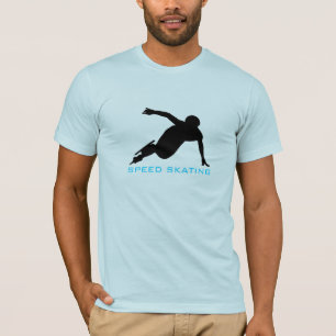 Camiseta del patinaje de velocidad de los hombres