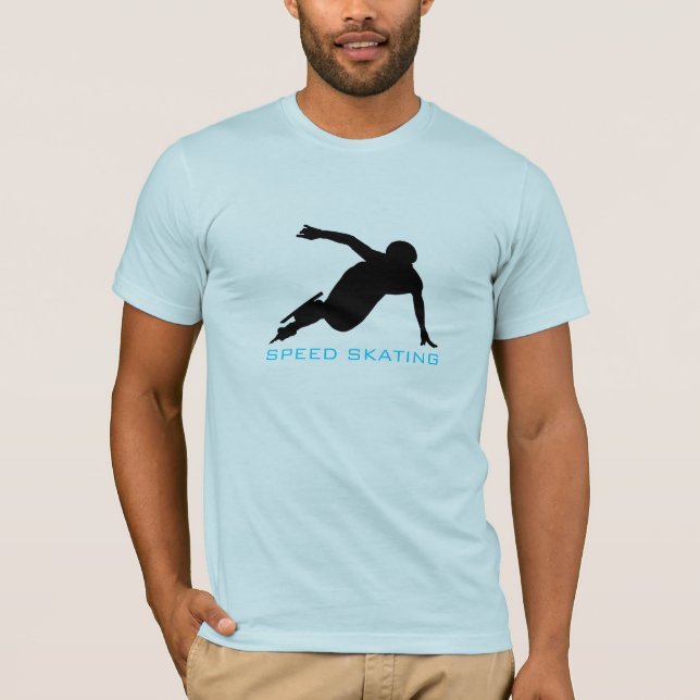 Camiseta del patinaje de velocidad de los hombres (Anverso)