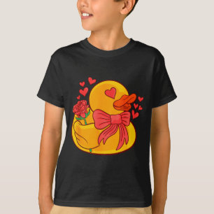 Camiseta del patito de goma del día de San Valentí
