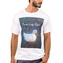 Camiseta del pato afortunado
