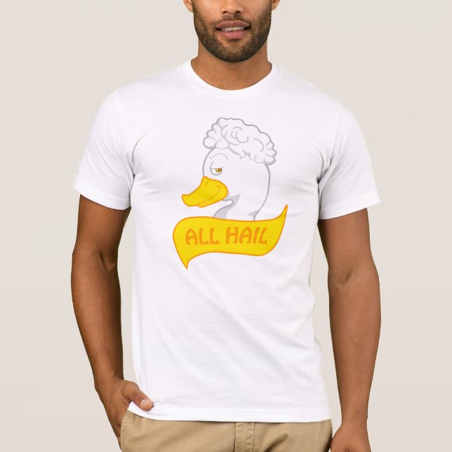 Camiseta del pato del Afro (Anverso)