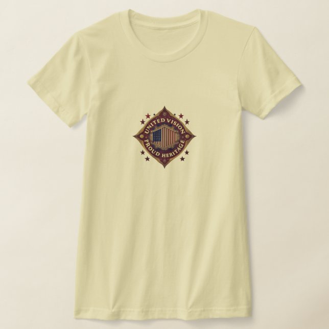 Camiseta del Patrimonio Orgulloso de la Visión Uni (Distribución)