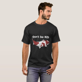 Camiseta del patrón de peces Koi