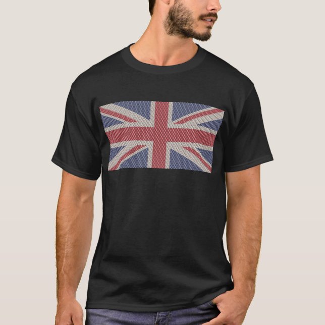 Camiseta del patrón de pesca de bandera de la Unió (Anverso)