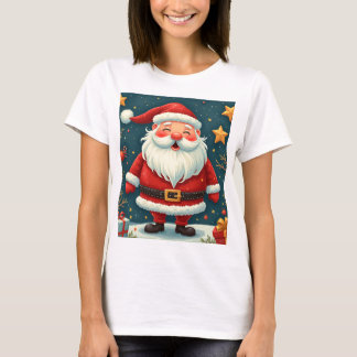 Camiseta del patrón Santa de navidades