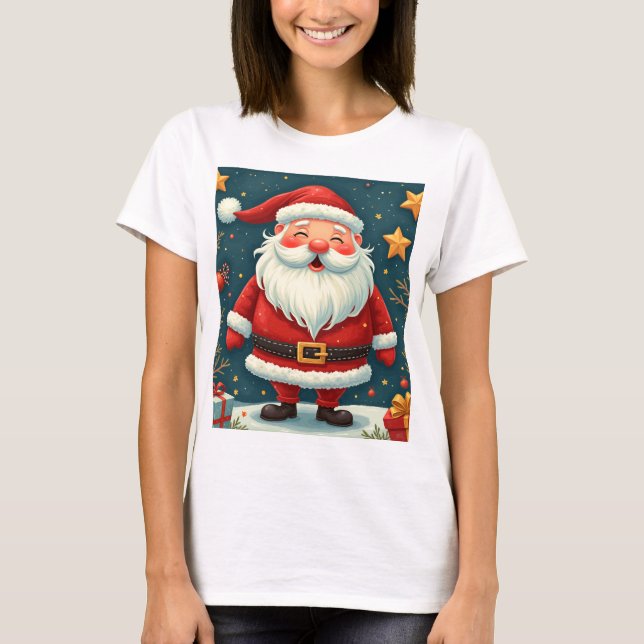 Camiseta del patrón Santa de navidades (Anverso)