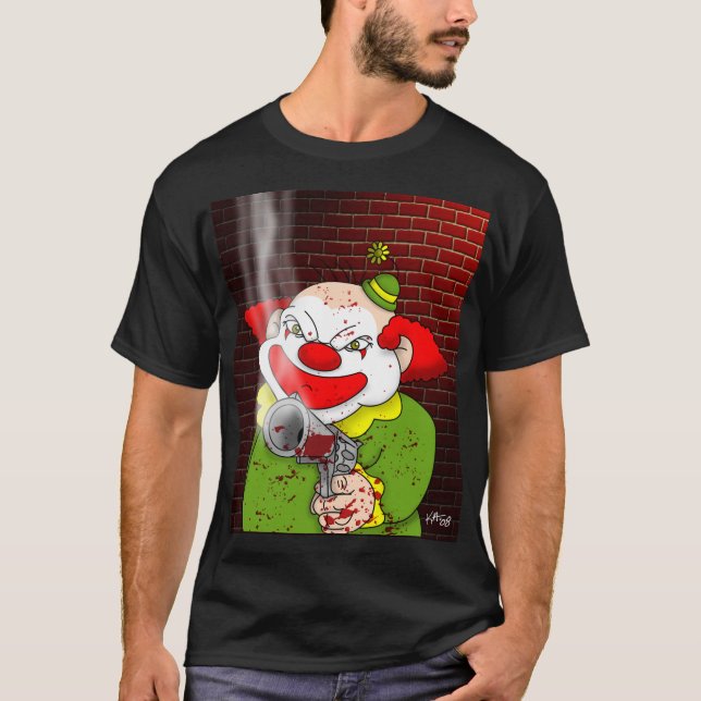 Camiseta del payaso del asesino (Anverso)