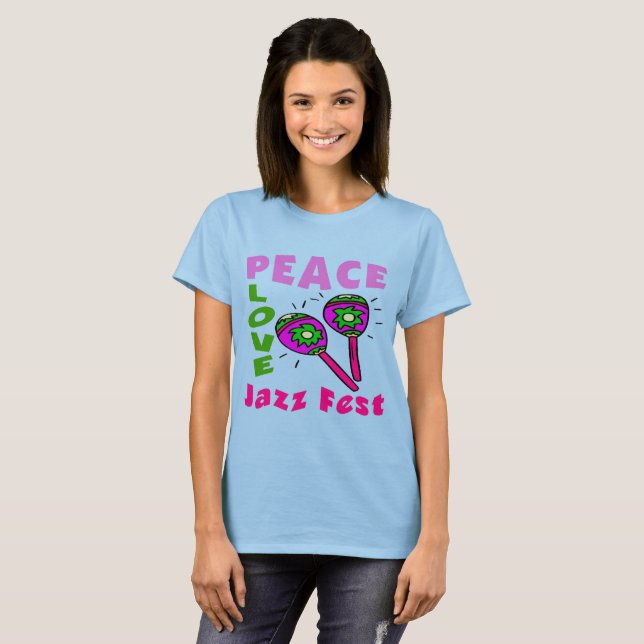 Camiseta del Peace Love Jazz Fest (Anverso completo)