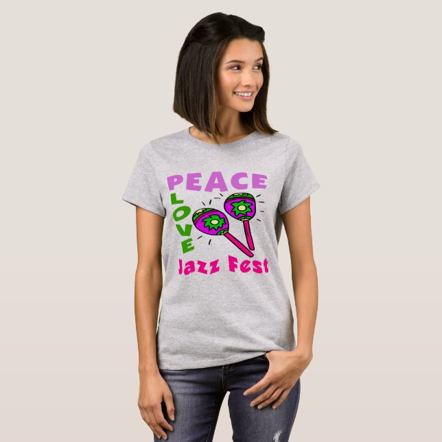 Camiseta del Peace Love Jazz Fest (Anverso completo)