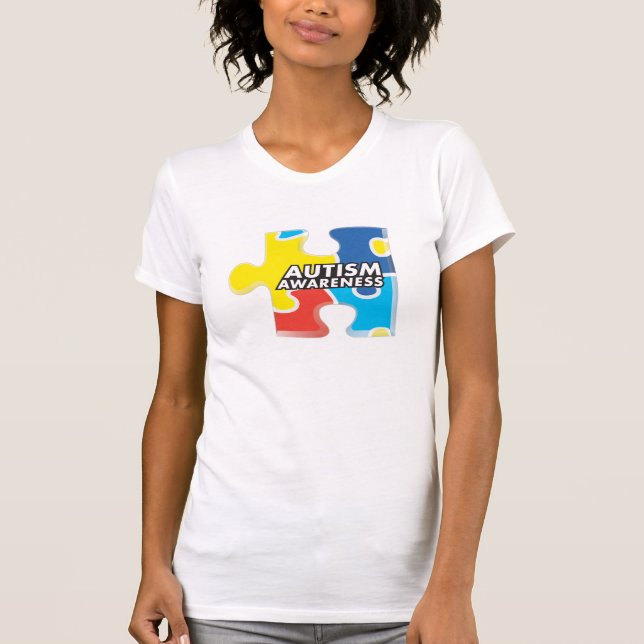 Camiseta del pedazo del rompecabezas de la (Anverso)