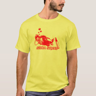 Camiseta del pelotón del equipo de submarinismo de