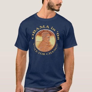 Camiseta del penique de Obama