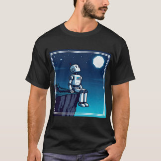 Camiseta del pensador de la noche