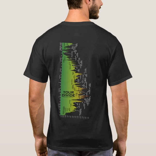 Camiseta del perfil de la elevación de la (Reverso)