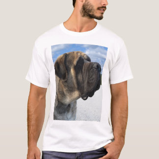 Camiseta del perfil del mastín