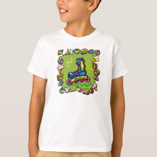 Camiseta del perfilado del rodillo de los niños