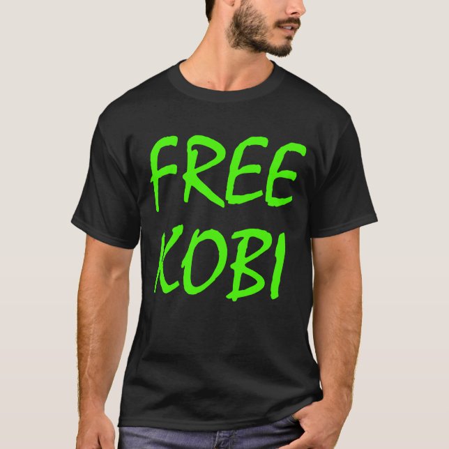 Camiseta del perrito caliente de "Kobi libre" (Anverso)