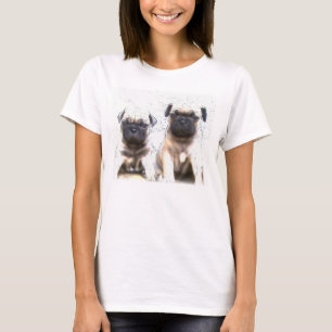 Camiseta del perrito del barro amasado