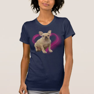 Camiseta del perrito del bulldog francés