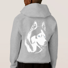 Camiseta del perrito del perro del lobo del niño