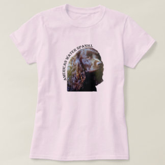 Camiseta del perro de aguas de agua americana