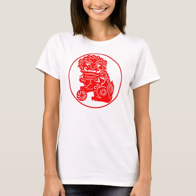 Camiseta del perro de Foo (Anverso)