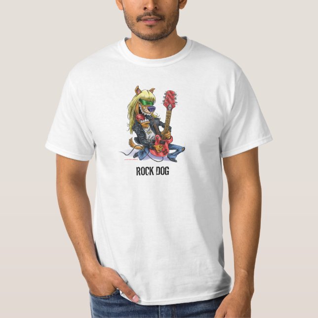 Camiseta del perro de la roca (Anverso)