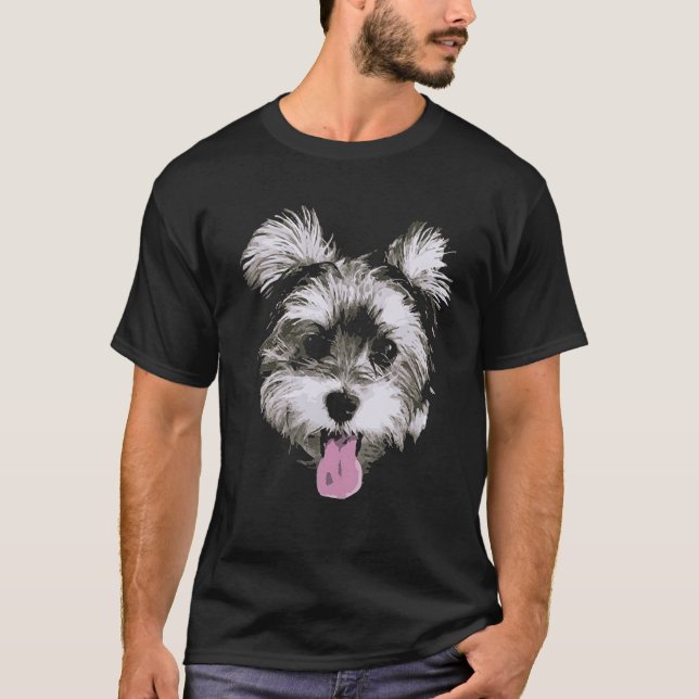 Camiseta del perro de Morkie (Anverso)