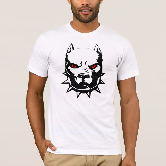 CAMISETA DEL PERRO DE PITBULL (Anverso)