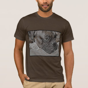 Camiseta del perro del boxeador