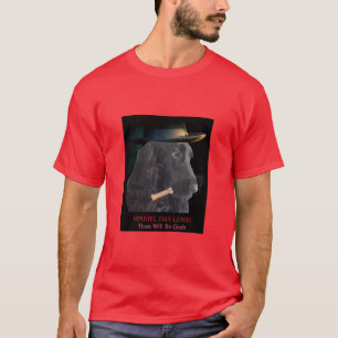 Camiseta del perro: El PERRO DE AGUAS Día-Lewis