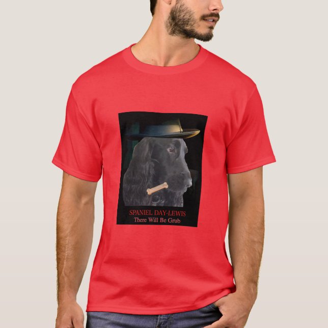 Camiseta del perro: El PERRO DE AGUAS Día-Lewis (Anverso)