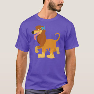 Camiseta del perro Personalizado afgano de Cute Re