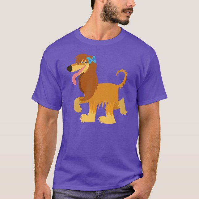 Camiseta del perro Personalizado afgano de Cute Re (Anverso)
