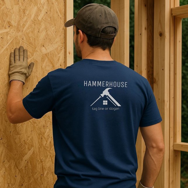 Camiseta del personal de construcción de White Hom (Subido por el creador)