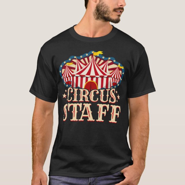 Camiseta del personal del circo - Camisa del Fiest (Anverso)