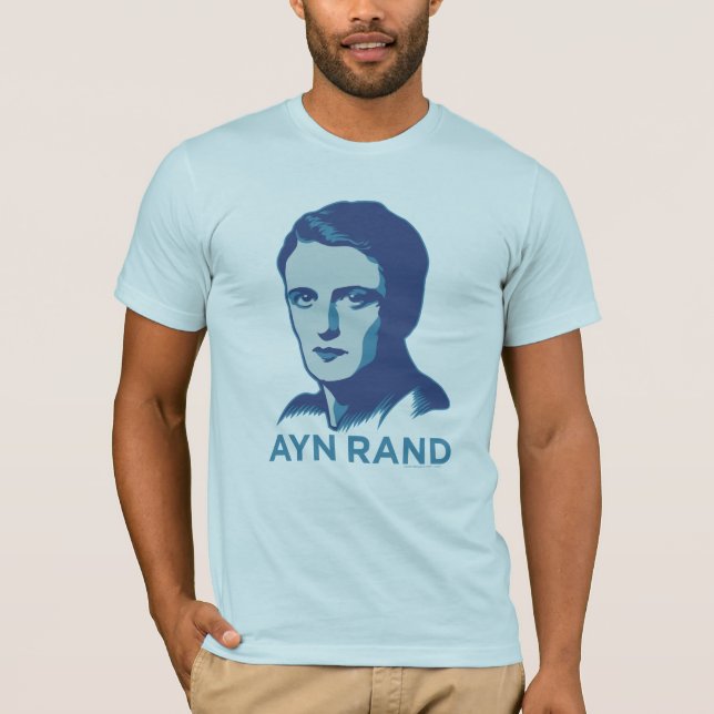 Camiseta del personalizable de Ayn Rand (Anverso)