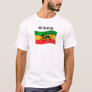 Camiseta del PERSONALIZABLE de la bandera de Rasta