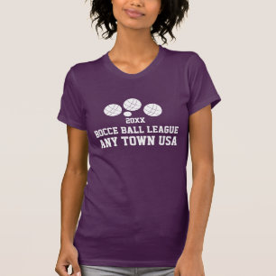Camiseta del personalizable de la BOLA de BOCCE