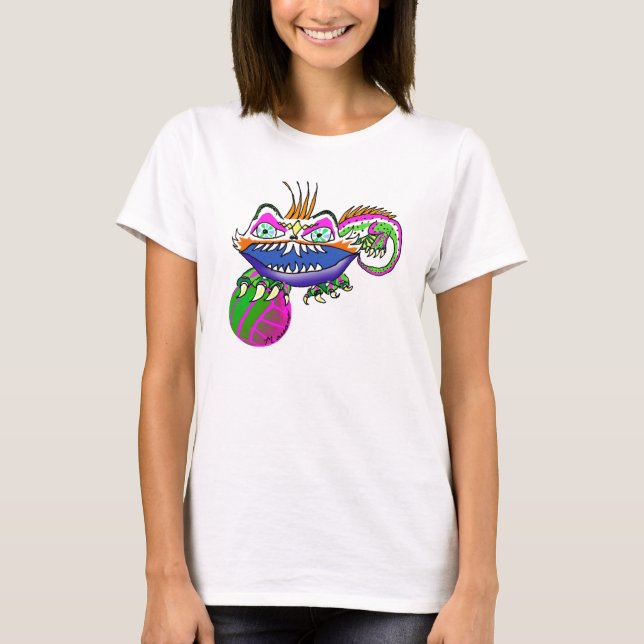Camiseta del personalizable del monstruo I del (Anverso)