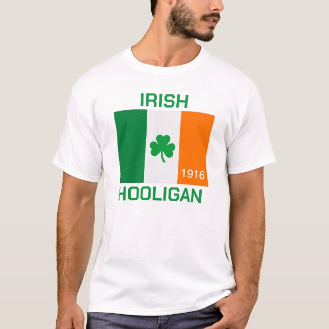 Camiseta del personalizable Hooligan irlandés (Anverso)