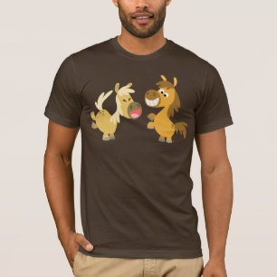 Camiseta del Personalizado Alegre Ponies