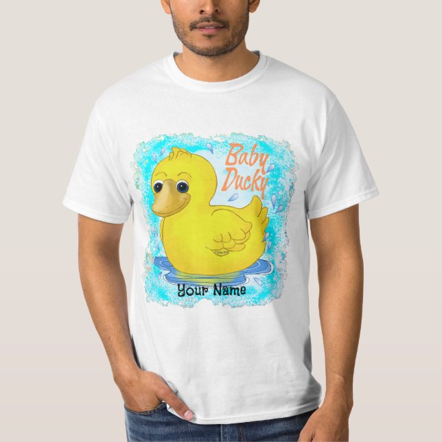 Camiseta del personalizado Baby Ducky (Anverso)