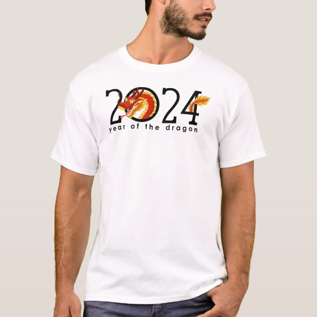 Camiseta del Personalizado chino de Año Nuevo 2024 (Anverso)