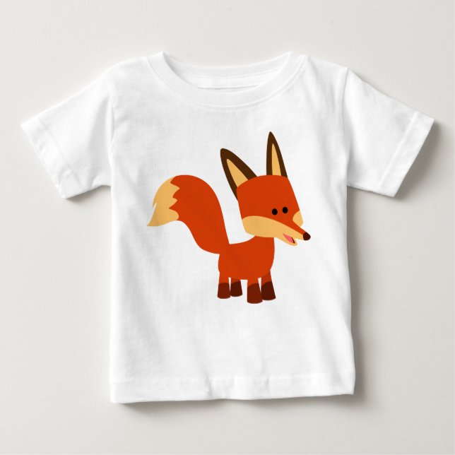 Camiseta del Personalizado de Astute Fox Baby T-Sh (Anverso)
