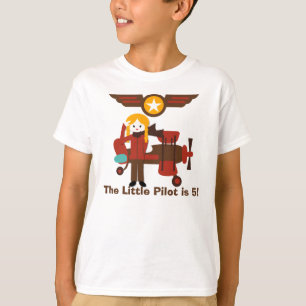 Camiseta del Personalizado de cumpleaños del pilot
